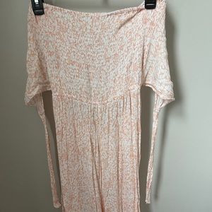 Pink and White Floral Jumpsuit